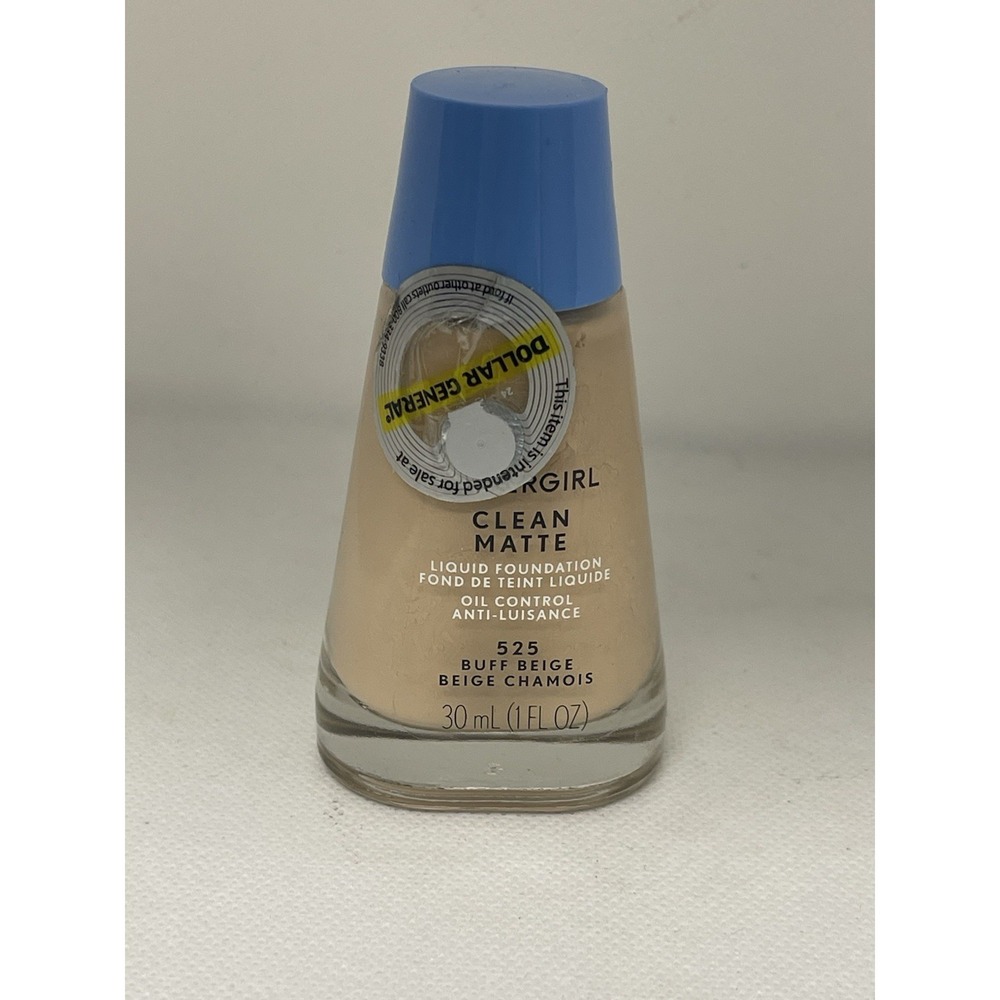 Covergirl Clean Matte Liquid Foundation Buff Beige #525 OIL CONTROL Sealed